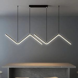 LED Cord Pendant Lights for Dining Table Kitchen Bar Bedroom Nordic Chandelier Lamp Hanging Lighting for Home